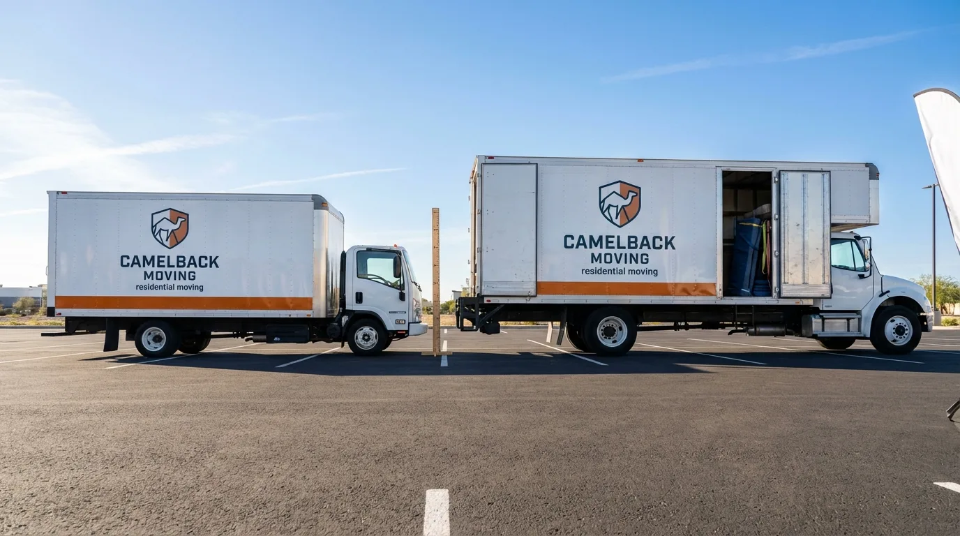 Moving truck size capacity guide in Cambridge Springs